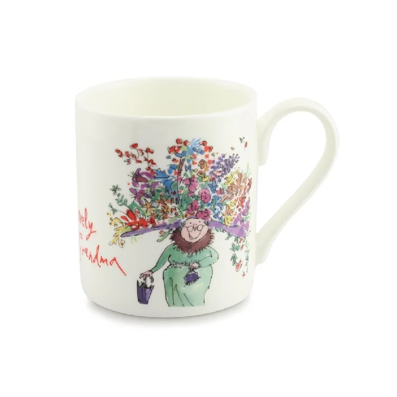 Quentin Blake Lovely Grandma Bone China Mug