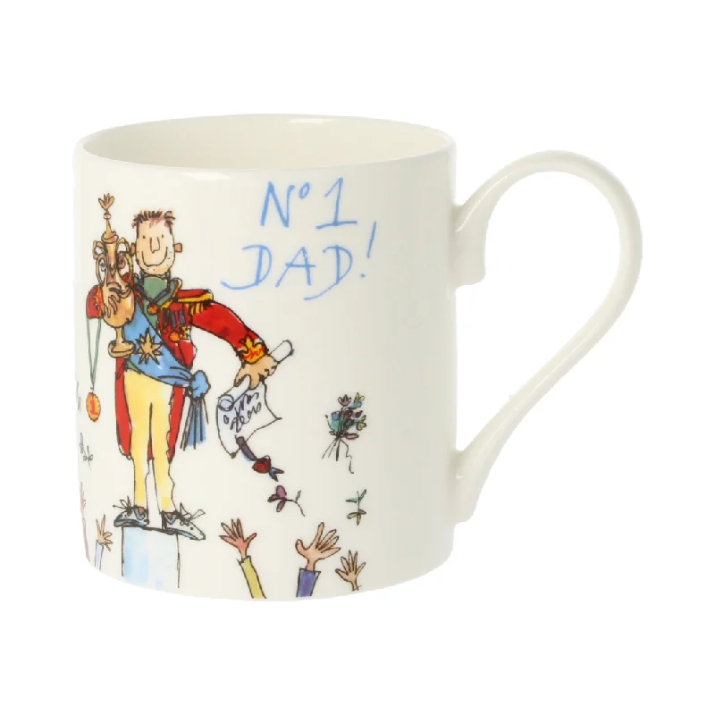 Quentin Blake No.1 Dad Bone China Mug