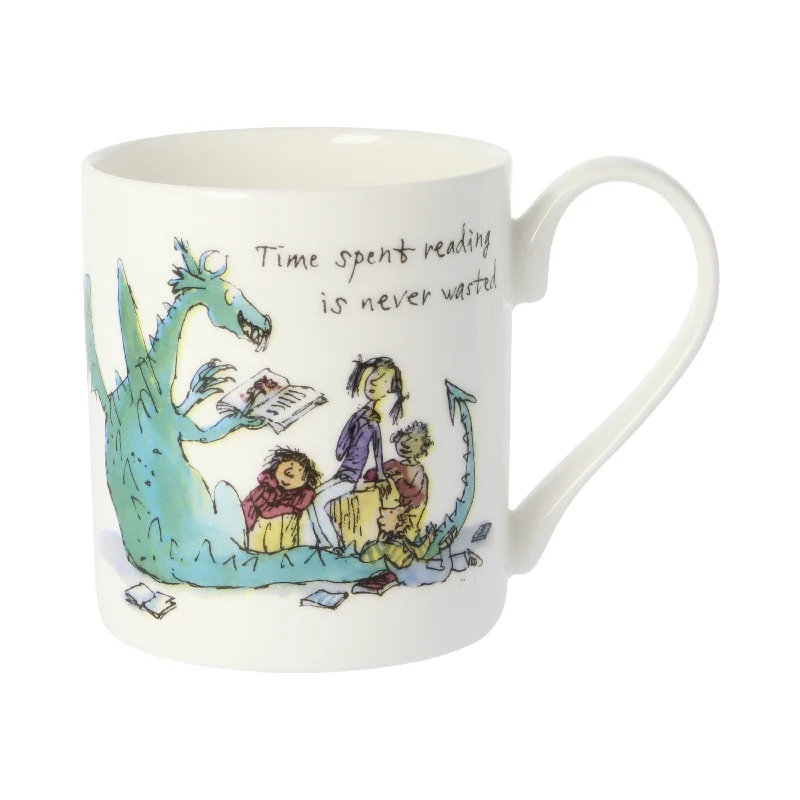 Quentin Blake Time Spent Reading Bone China Mug