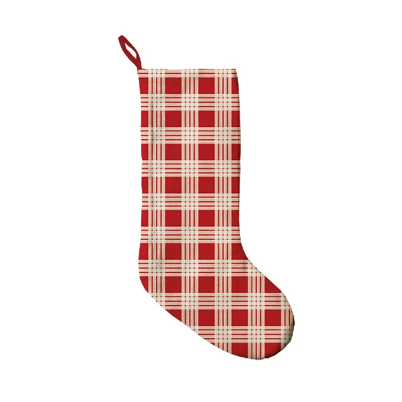 Red Palaka Stocking