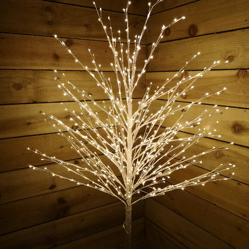 Snowtime Christmas 1.8m/6ft White Micro Dot Tree 900 Warm White LEDs