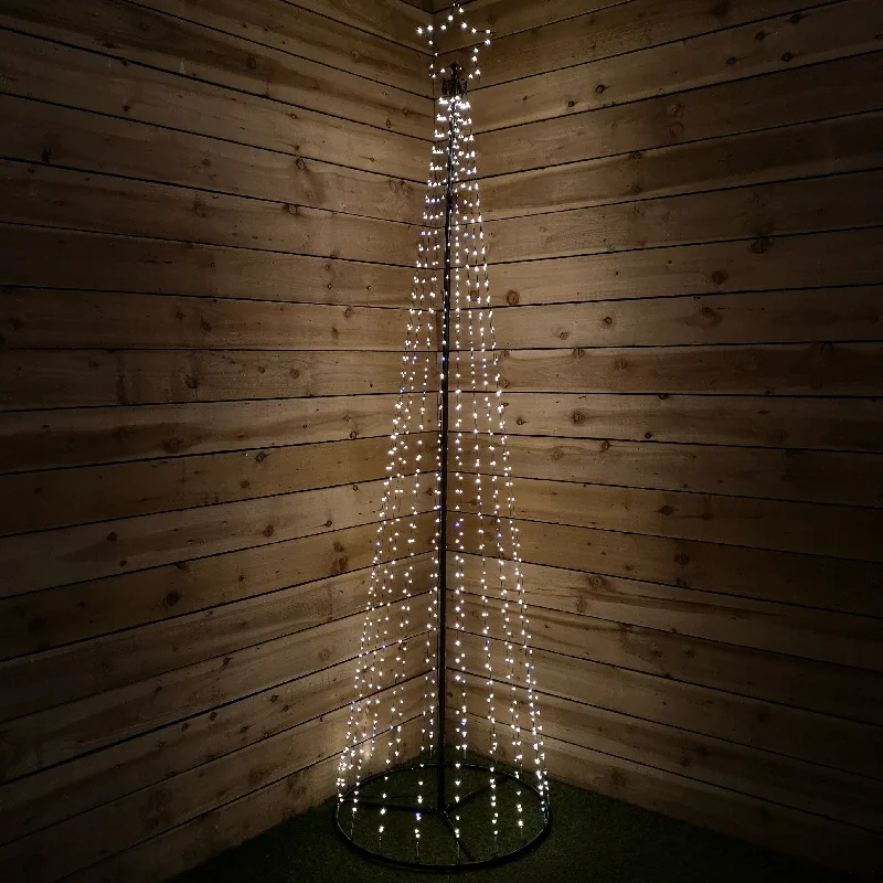 Snowtime Christmas 2.5m Maypole Tree 884 Flashing Wire Lights