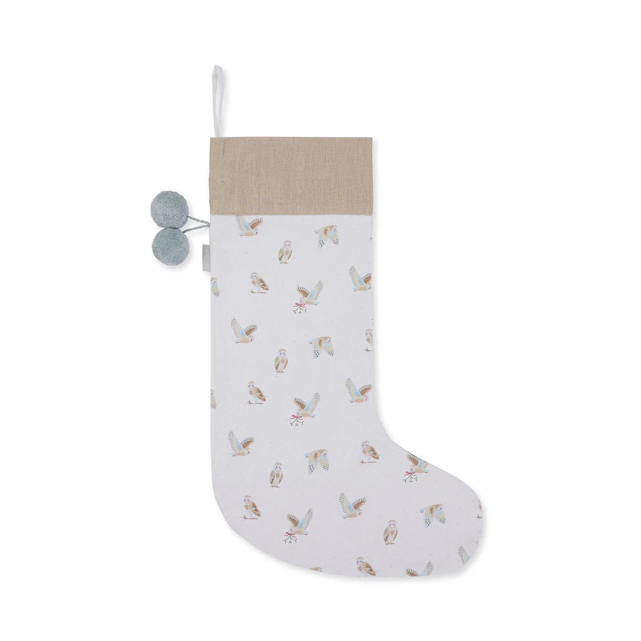 Sophie Allport Snowy Owls Christmas Stocking