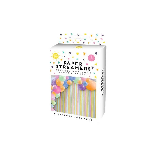 Summer Days Paper Streamers 7 Pack