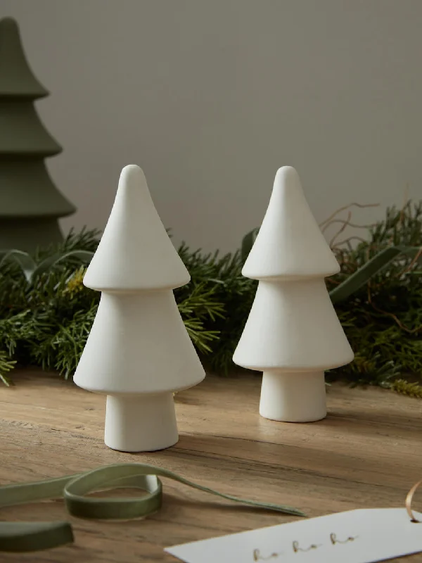 Tiered Ceramic Trees Set of 2