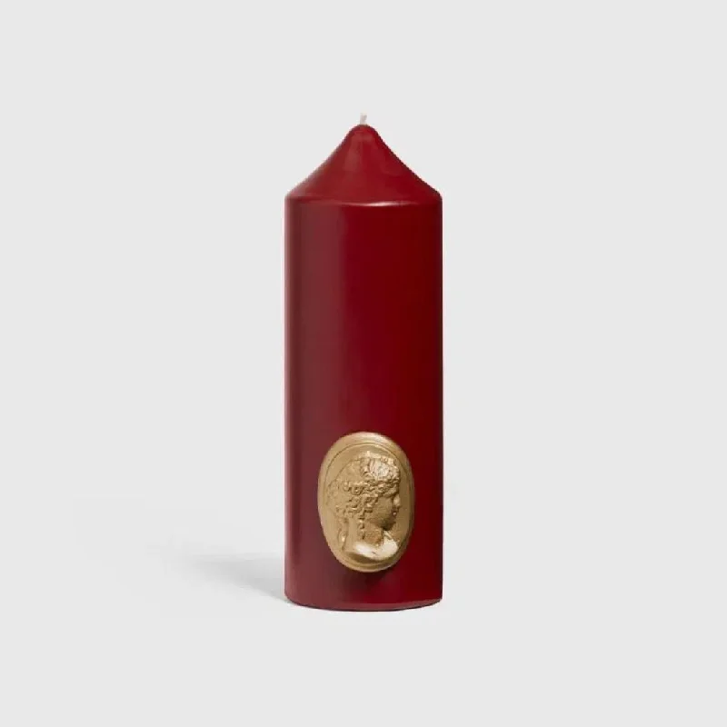 Trudon | Burgundy Pillar Candle | 6 x 15cm