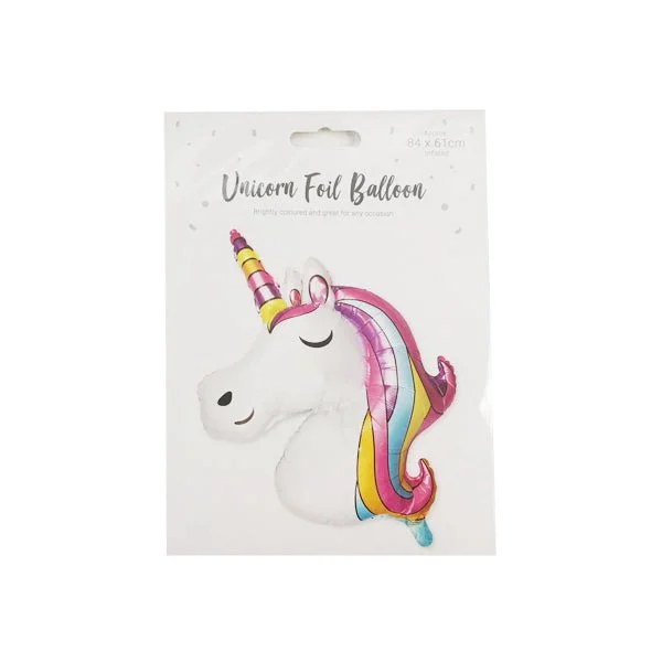 Unicorn Foil Balloon 84x61cm