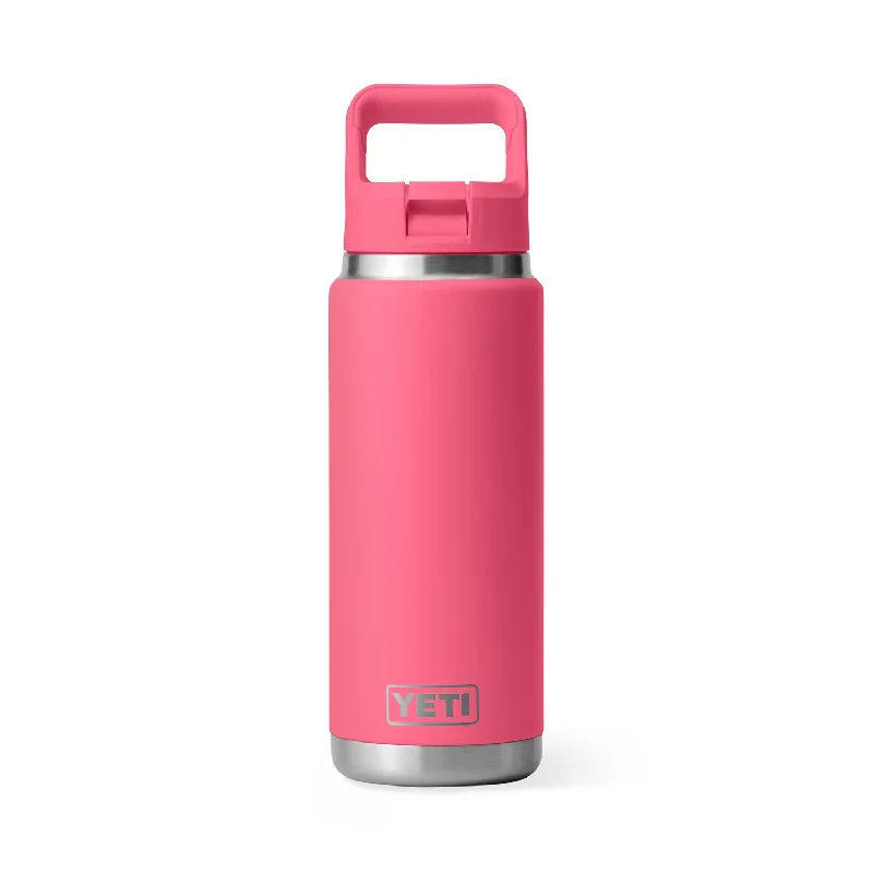 Yeti Rambler 26oz colour Straw Bottle Tropical Pink